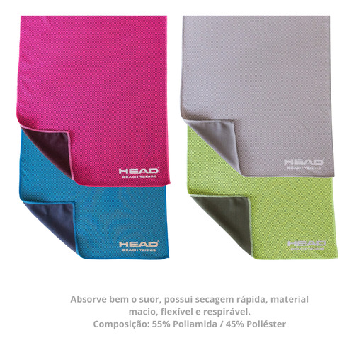 Uma Toalhinha Slim Refresh Rápida Secagem Beach Tennis Fit