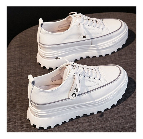 # Nuevos Zapatos De Plataforma Con Punta Redonda Para Mujer,