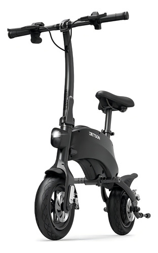 Jetson Bicicleta Eléctrica Lx10 25km/h Soporta 117kg Color Negro