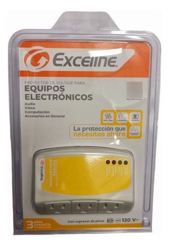 Protector De Voltaje Equipos Electrónicos 120v - Exceline.