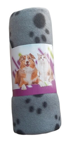 Imagen 2 de 4 de Frazada Manta Mascotas De Polar De 100x160 Cm Perros Gatos