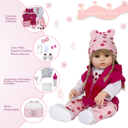 Boneca Baby Princesa Infantil De Roupa De Girafinha
