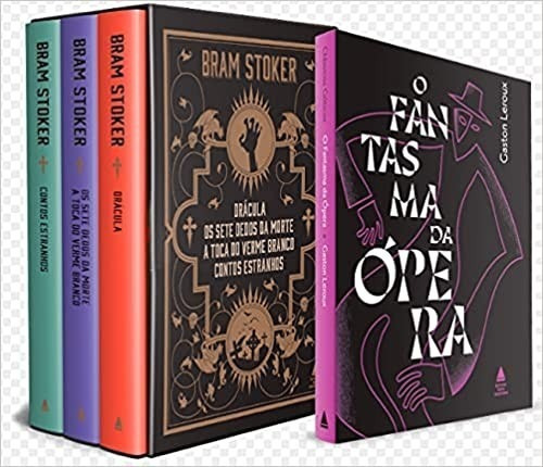 Kit Box - Bram Stoker + O Fantasma Da Opera, De Stoker., Vol. Não Aplica. Editora Nova Fronteira, Capa Dura Em Português, 2021