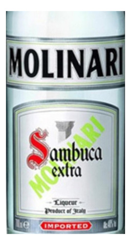 Paquete De 3 Licor Molinari Sambuca Extra Dulce 700 Ml