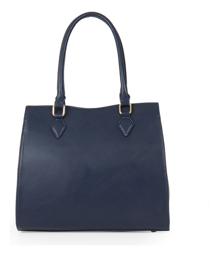 Bolsa Tote Para Mujer Lucentzza Atemporal Con Mascada Color Azul