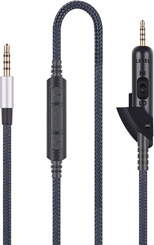 Cable Ablet 3.5mm A 3.5 Mm, Negro/microfono/4 Pies