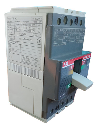 1sda050877r1 Itm T1b 80 Amp. 3 Polos Con/zap. Abb