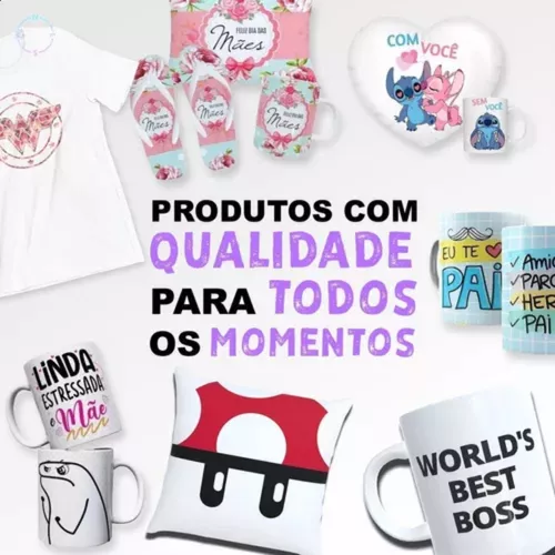 Almofada Caneca Flork Frase Meme Palito Te Amo Engraçada Top