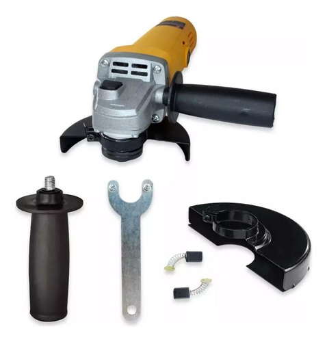 Esmerilhadeira Lixadeira Angular 115mm 780w Profissional Cor Amarelo Frequência 50/60hz 110v