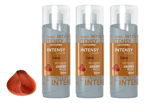 Kit 3x - Matizador De Cabelo Le Charmes 300ml Tons Diversos! Cobre