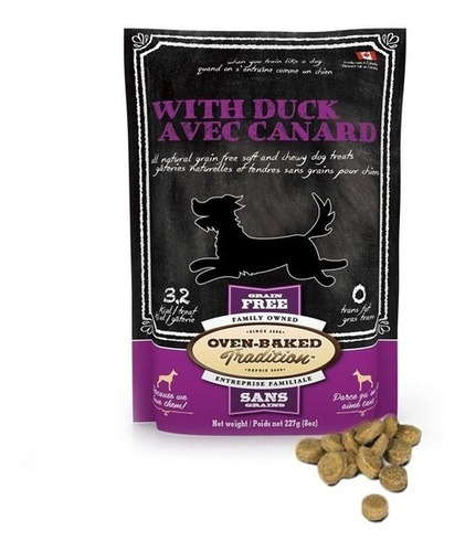 Snack Premio Oven Baked Treat Duck Pato 227 Gr Pethome