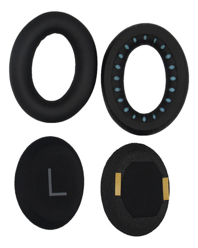 1 Par De Fundas Para Auriculares Bose Qc 45, Color Negro