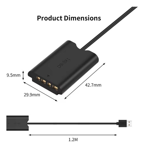 Fonte Adaptador Bateria Sony Np-bx1 Zv1 Zv-1 Zv1f Zv-1f 1m2