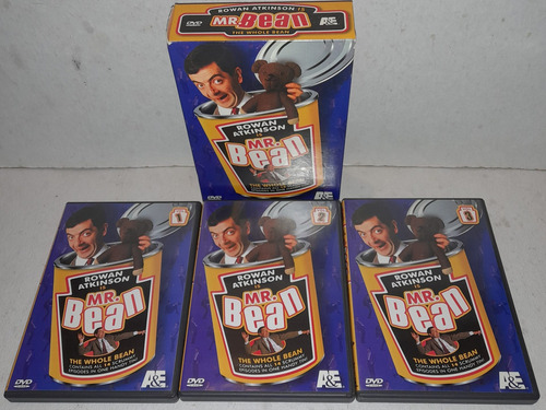 Rowan Atkinson Is Mr Bean The Whole Bean Serie Boxset 3 Dvd (Usado)