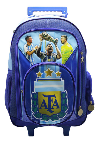 Mochila Con Carro Afa 18 Pulgadas Legitima Af121 Cresko 