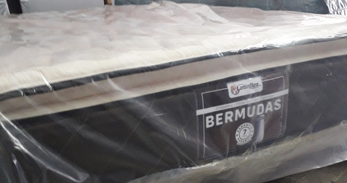 Colchón King 2x2 Ortopedico Bermuda Latinflex Con Pillow Top