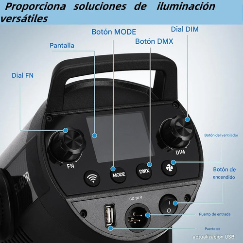 Luz De Vídeo Led Rgb Godox Sl150r Sl Rgb Cob10000k