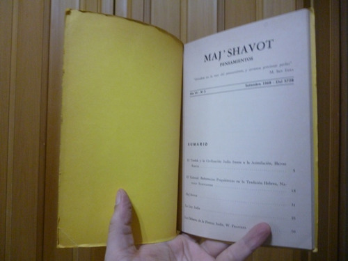 Maj'shavot / Pensamientos - Setiembre 1968 (Usado)