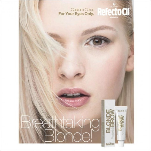 Imagem 8 de 9 de Tinta Tintura Sobrancelhas Refectocil 0 Blonde Brow - 15ml