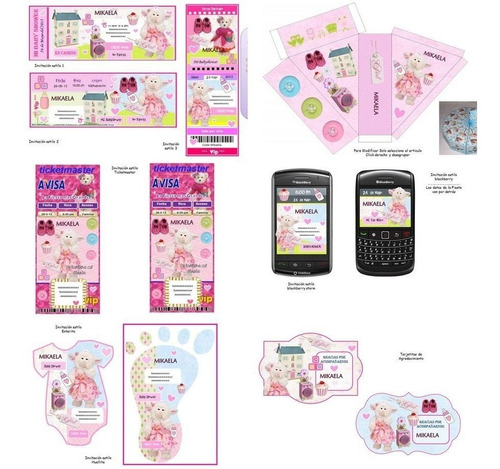 Kit Imprimible Baby Shower Girl Niña 100% Editable