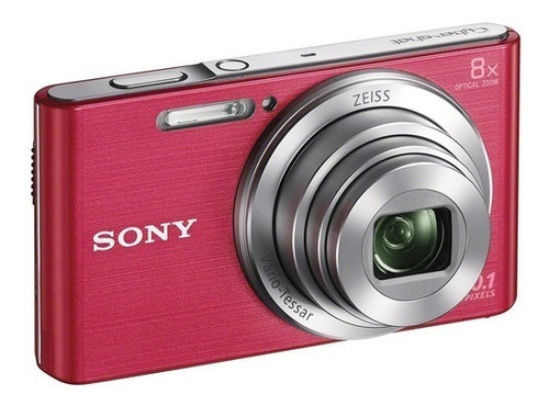 Câmera Sony Dsc-w830 Rosa 20.1 Mp Zoom 8x W830