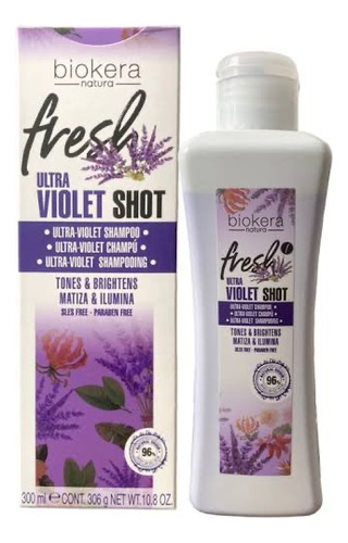Salerm Biokera Ultra Violet Shot Matizador Shampoo 300ml