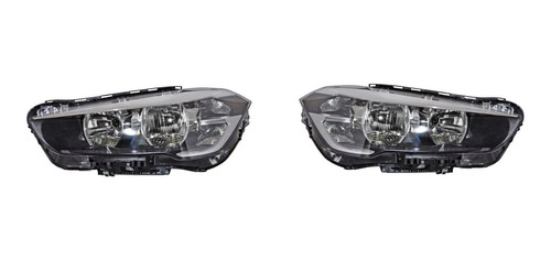 Par Faros Bmw X1 2016 - 2018 Electrico Con Motor Tyc Xry