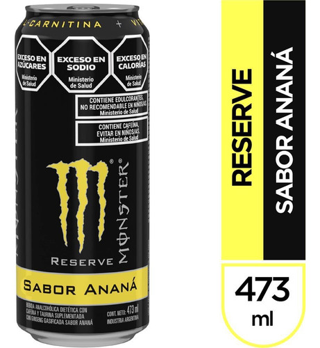 ! Monster Energy Reserve Anana 473ml Cafeina + Taurina