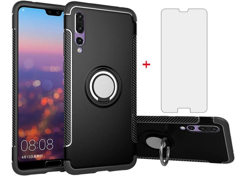 Para Huawei P20 Pro Con Protector De Pantalla De Vidrio Temp