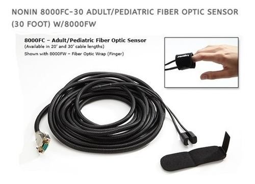 Nonin Cabo Sensor De Fibra Óptica Adulto/pediátrico 9 Metros