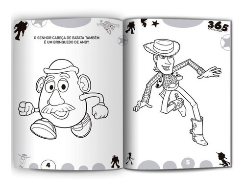 Imagem 3 de 4 de Kit 2 Livros Para Colorir Princesas Disney E Disney Pixar