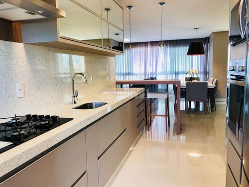 Imagem 8 de 15 de Pronto Para Morar - Apartamento Novo Finamente Mobiliado, Decorado E Equipado Com 4 Suítes E 3 Vagas Na Rua 2500 No Edifício Puerto Velero No Centro D - 3163_1