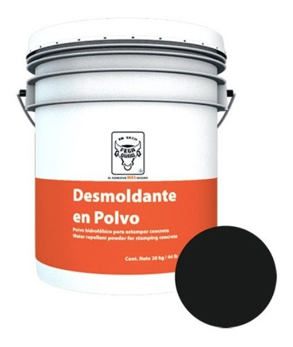 Desmoldante En Polvo Para Estampar Tipo Antiguo Color Negro