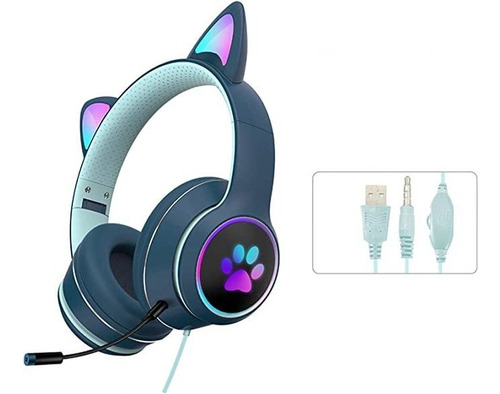 Qoonestl - Auriculares Plegables Para Juegos Con Diseño De.