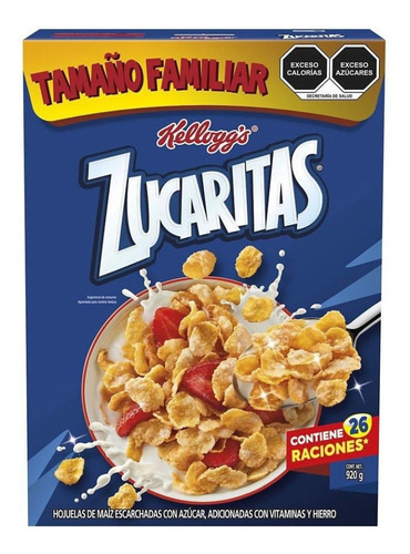 Cereal Zucaritas Kelloggs 920 G Tamaño Familiar