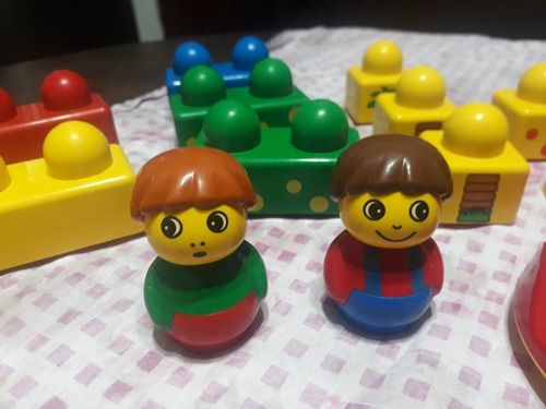 Juego Didactico Duplo En Muy Buen Estado!! Bien Colorido!! (Usado)