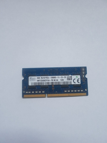 Memoria 2gb Notebook Ddr3l Pc3l 12800s 1600mhz