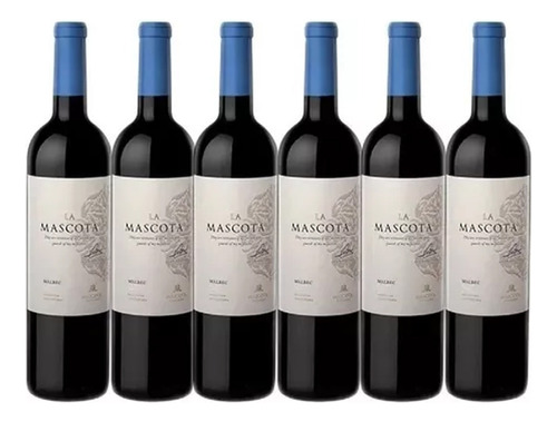 Vino Mascota Malbec X750cc Caja X6