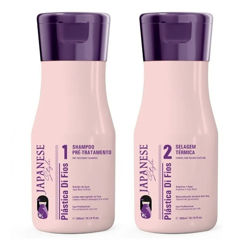 Kit Plástica Dos Fios Antifrizz 300ml E Shampoo 300ml