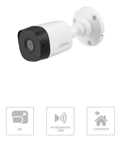 Cámara De Seguridad Dahua Dh-hac-b1a51n-0280b Cooper Con Resolución De 5mp Visión Nocturna Incluida Blanca