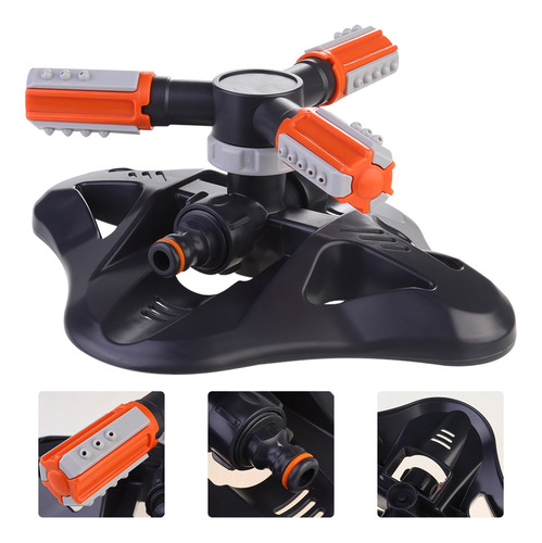 Imagem 4 de 8 de 6pcs Automatic 360 Graus Rotativo Jardim Aspersor Irrigati