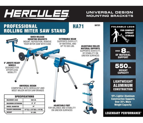 Base Para Sierra Ingleteadora Universal, Hercules (Usado)