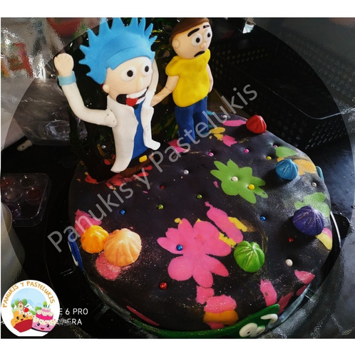 Pastel De Fondant Rick & Morty