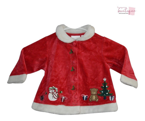 Suéter Rojo Navideño Para Bebé - Segunda Mano