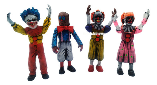 Figura Payasos Deep Web Niños Paquete Muñeco Terrror Payasos