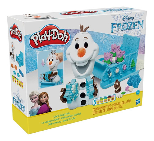 Hasbro Play Doh Disney Frozen Olaf En Trineo Masas Febo