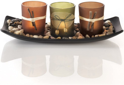  Andles Ape Naturales Set  Porta Velas De Orativas Ro A...