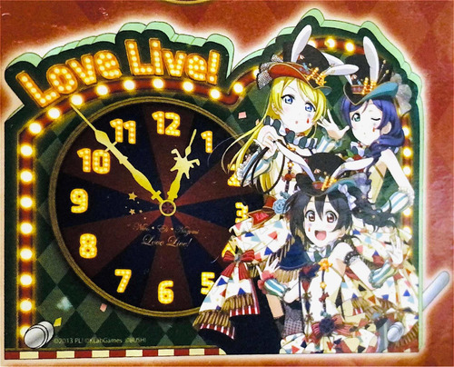 Love Live! Commemorative Clock 3rd Years Bushiroad Sellado (Usado)