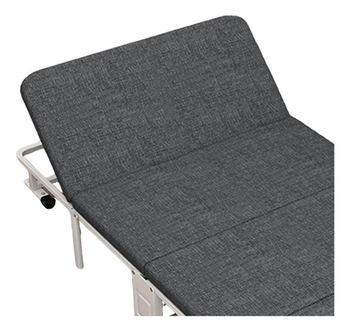 Cama Plegable Con Colchón, Cama Auxiliar, 190x28x100cm