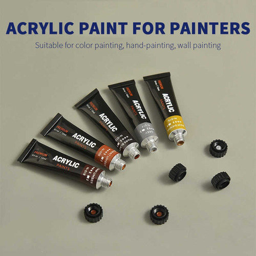 Imagen 4 de 7 de Pintura Acrílica Profesional 30 Colores 12 Ml Por Botella